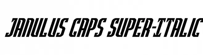 Janulus Caps Super-Italic  Fuentes Gratis Descargar