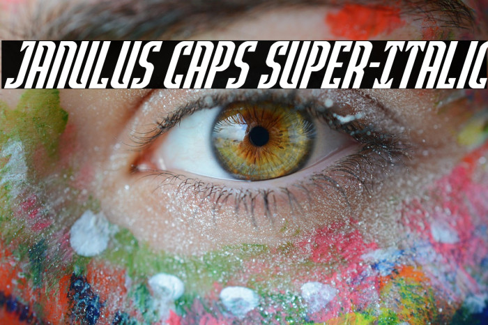 Janulus Caps Super-Italic Example 1