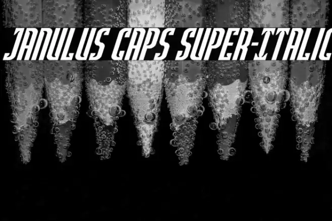 Janulus Caps Super-Italic Fuentes examples