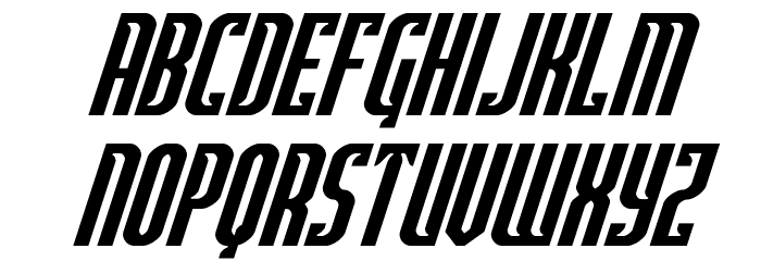 Janulus Caps Super-Italic Font LOWERCASE