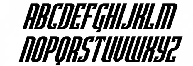 Janulus Caps Super-Italic Schriftart Kleinbuchstaben