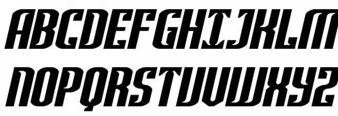 Janulus Caps Wide Italic Polices MAJUSCULES