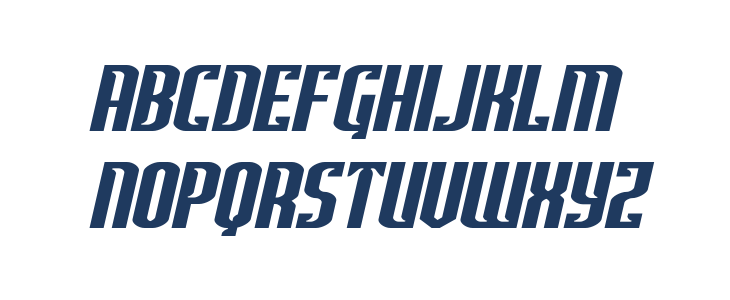 Janulus Caps Wide Italic Lowercase