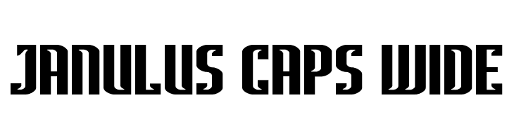 Janulus Caps Wide  Free Fonts Download