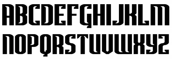 Janulus Caps Wide Font LOWERCASE