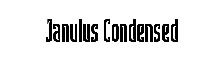 Janulus Condensed  Descarca Fonturi Gratis