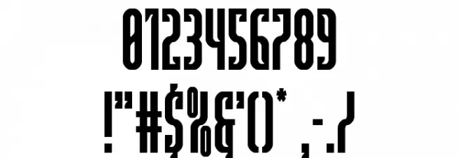 Janulus Condensed Font OTHER CHARS