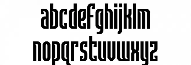 Janulus Condensed خط أحرف صغيرة