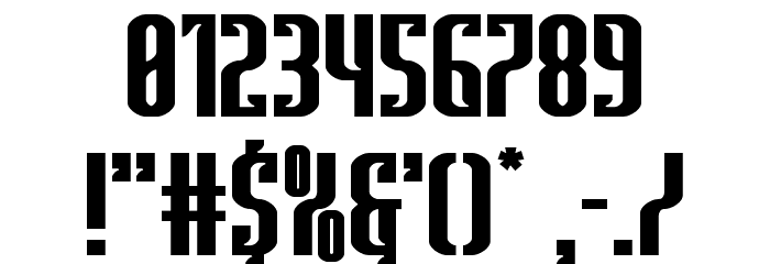 Janulus Expanded Font OTHER CHARS