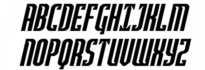 Janulus Italic Font Litere mari