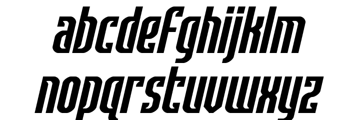 Janulus Italic Font LOWERCASE