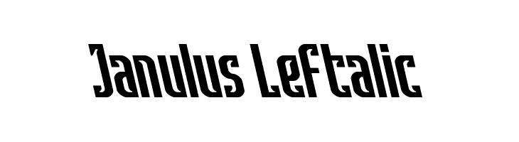 Janulus Leftalic  Frei Schriftart Herunterladen