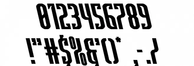 Janulus Leftalic Font OTHER CHARS