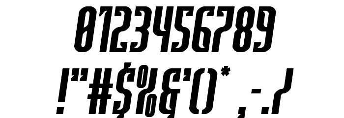 Janulus Semi-Italic Font OTHER CHARS