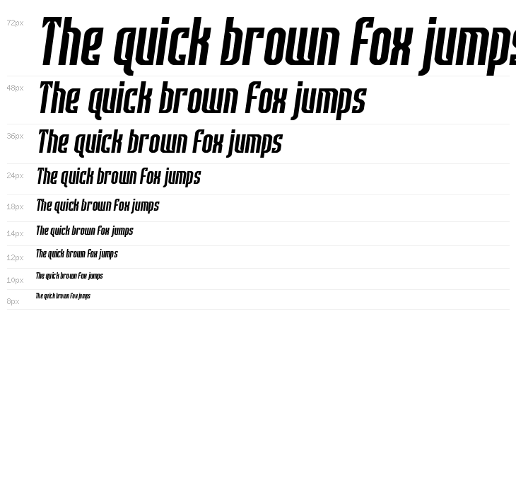 Janulus Semi-Italic Waterfall