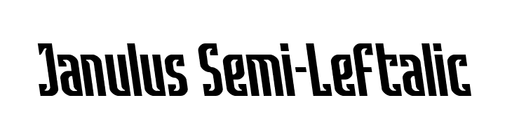 Janulus Semi-Leftalic  नि: शुल्क फ़ॉन्ट्स डाउनलोड