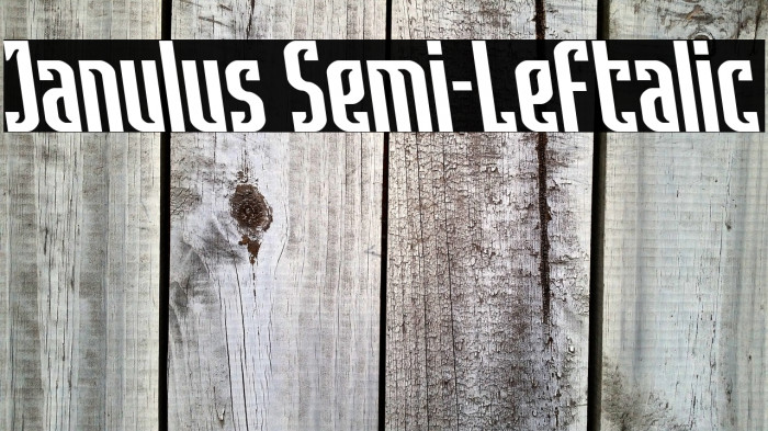 Janulus Semi-Leftalic Example 2