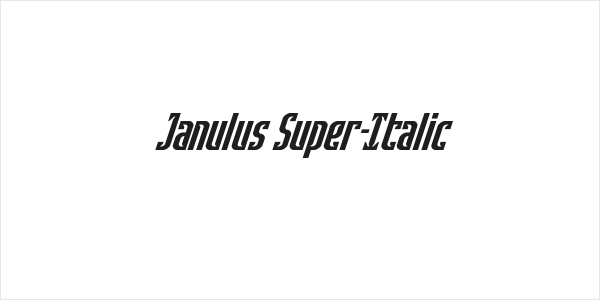 Janulus Super-Italic Logo