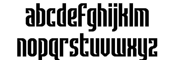 Janulus Font LOWERCASE