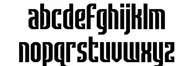 Janulus Font LOWERCASE