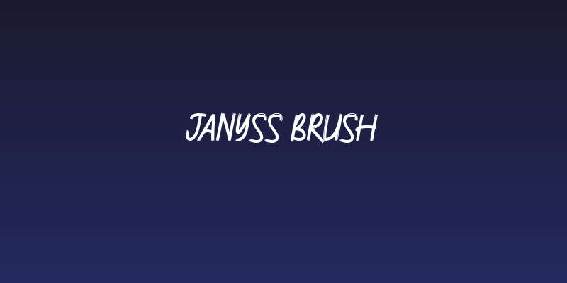 Janyss Brush Social Header