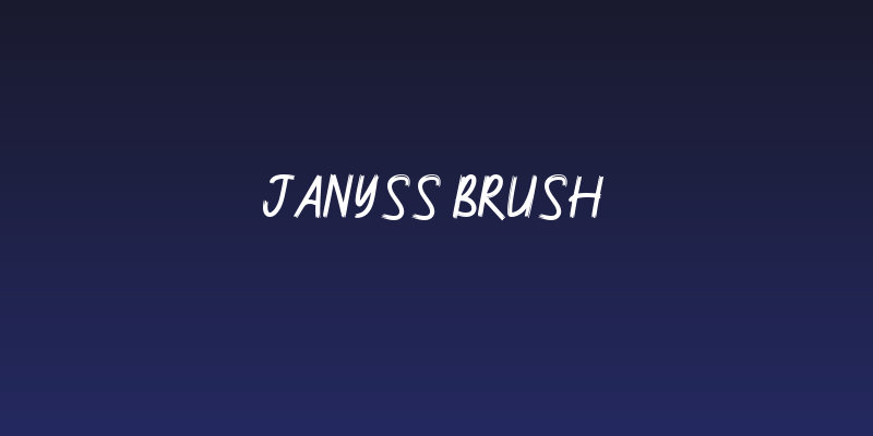 Janyss Brush Social Header