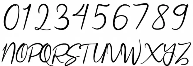 Janythri Free Font OTHER CHARS