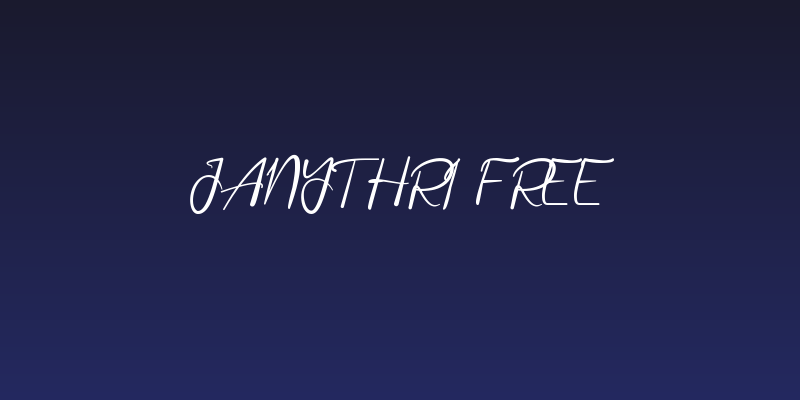 Janythri Free Social Header