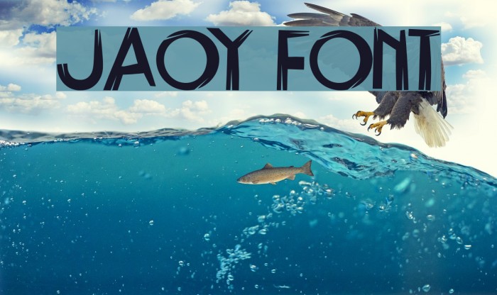Jaoy Шрифта examples