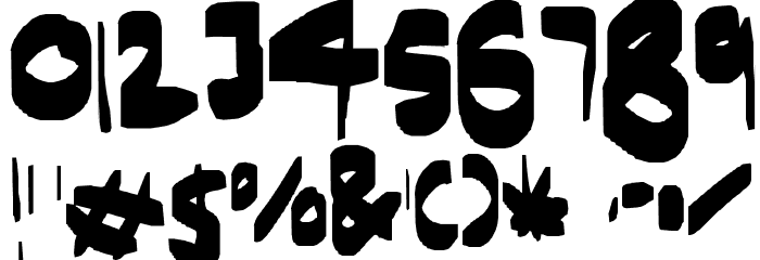 Jap cally Font OTHER CHARS