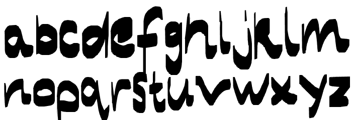 Jap cally Font LOWERCASE
