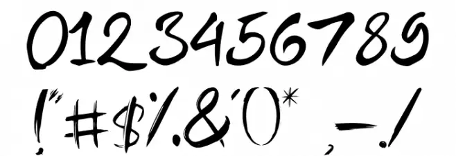 Japan Wave Font OTHER CHARS