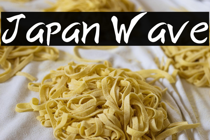 Japan Wave Example 1