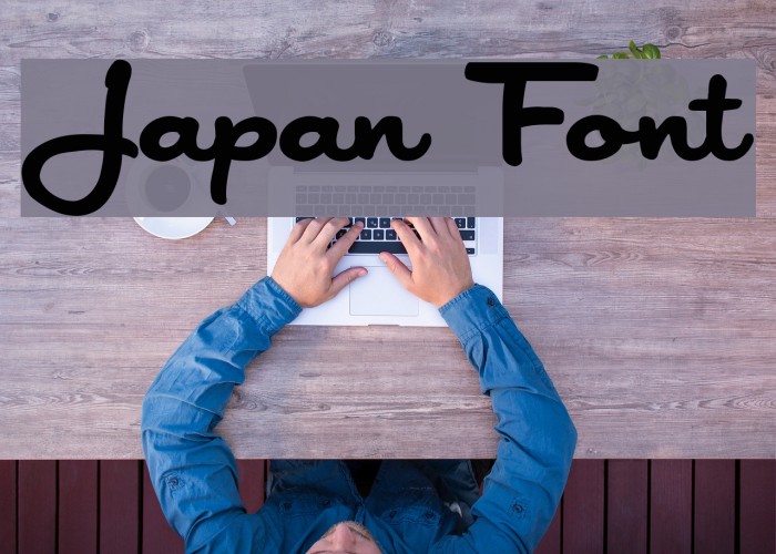 Japan Font examples