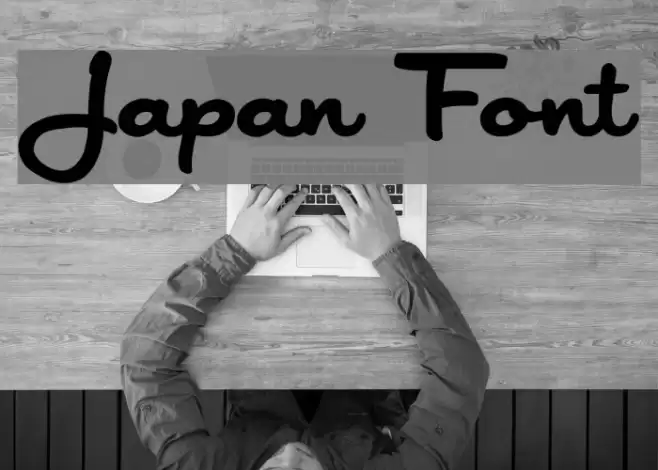 Japan Caratteri examples