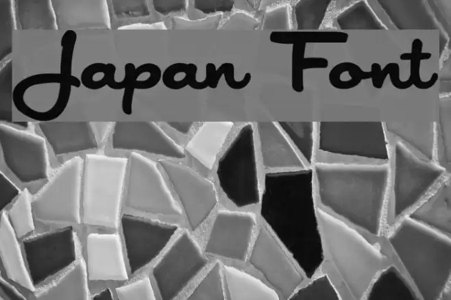 Japan Caratteri examples