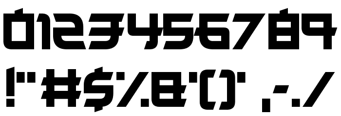 Japanese 2020 Font OTHER CHARS