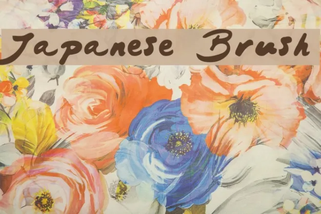 Japanese Brush Example 1