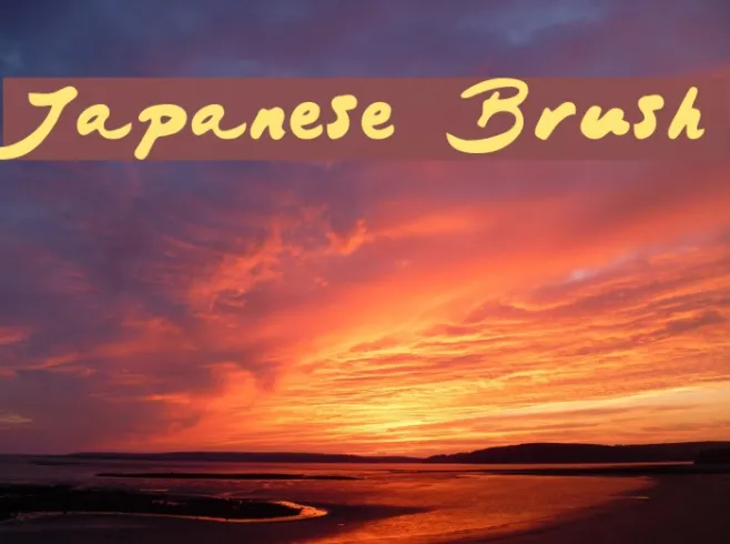 Japanese Brush Example 2