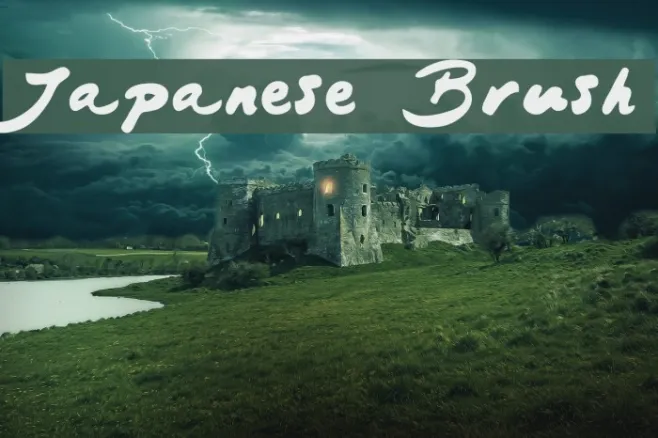 Japanese Brush Example 3