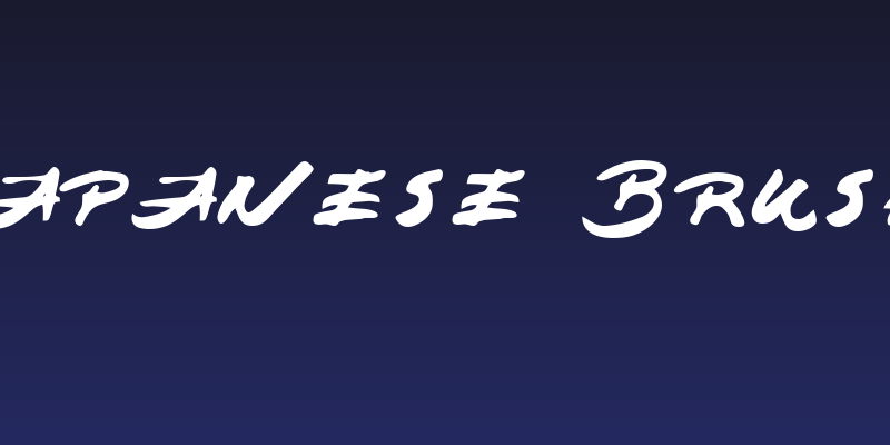Japanese Brush Social Header