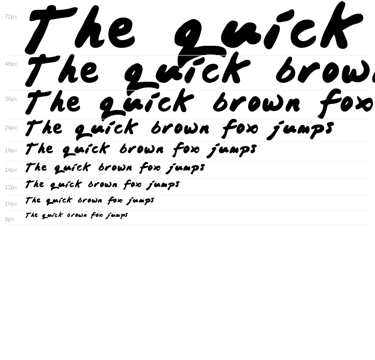 Japanese Brush Waterfall