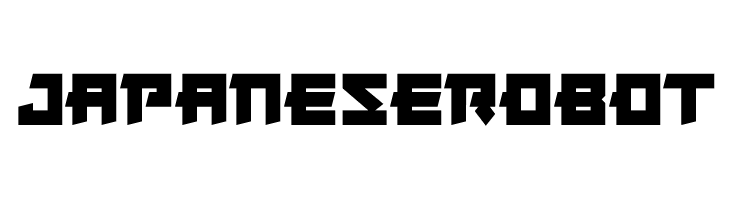 Japanese Robot  Free Fonts Download