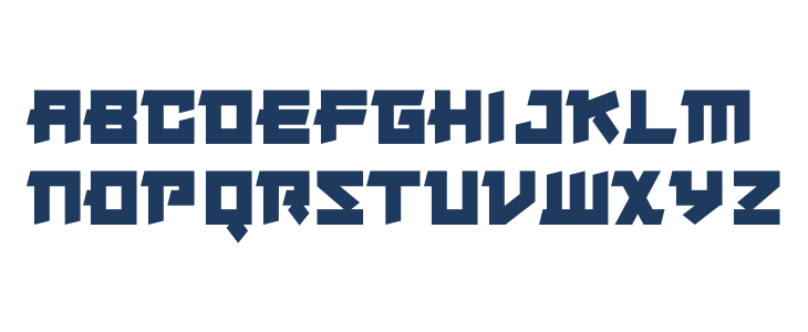 Japanese Robot Lowercase