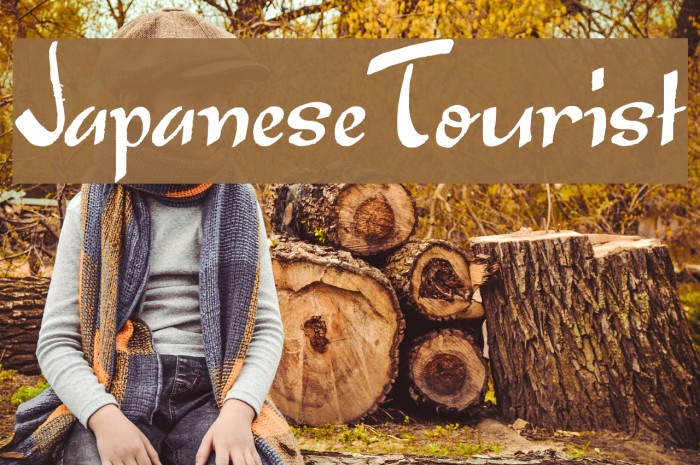 Japanese Tourist Font examples
