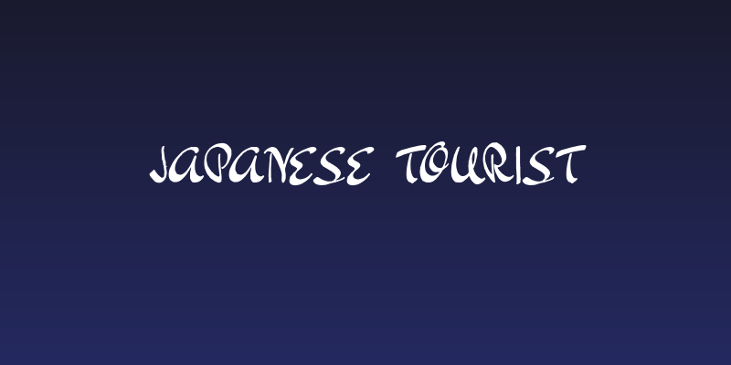Japanese Tourist Social Header
