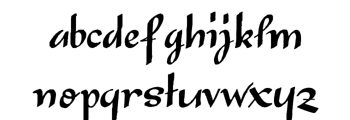 Japanese Tourist Font LOWERCASE