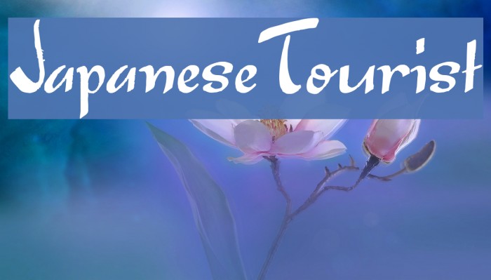 JapaneseTourist Font examples