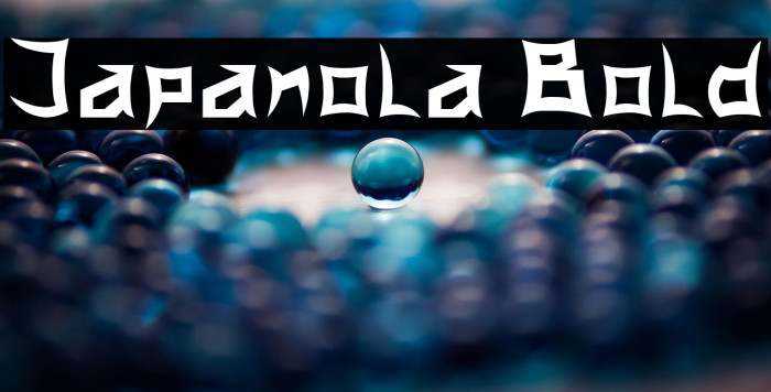 Japanola Bold Example 1