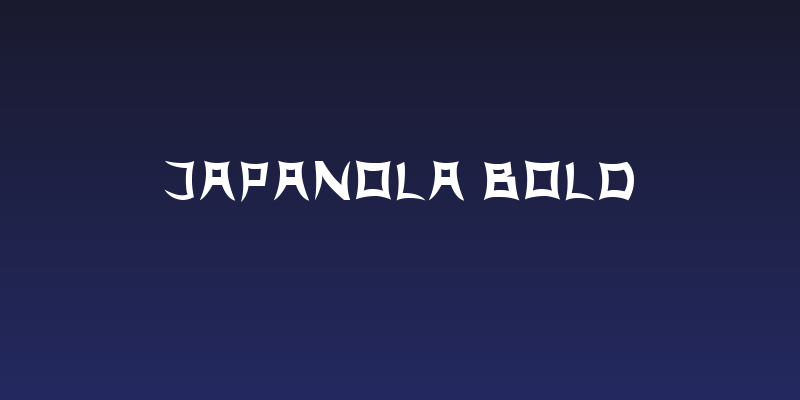 Japanola Bold Social Header